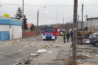 Potężny wybuch przy ul. Łowickiej w Bydgoszczy