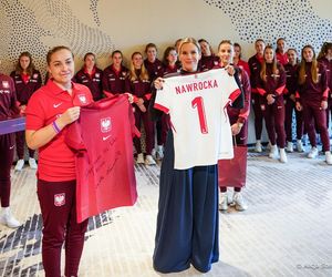 Marta Nawrocka spotkała się z reprezentacją Polski kobiet