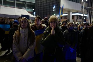 Wojna na Ukrainie. Protest w Katowicach [ZDJĘCIA]