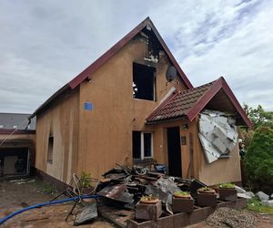 Pożar w Stawigudzie. Poparzona kobieta w szpitalu