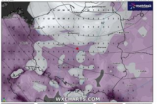 Bąbel zimna nad Polską