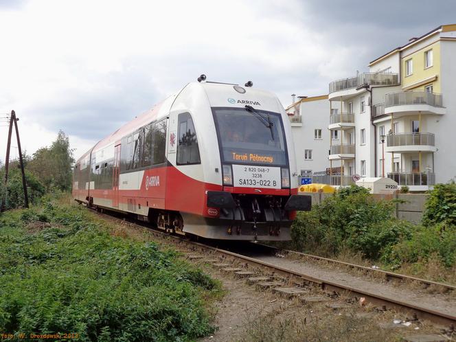 Dworzec Toruń Północny - lata 2005, 2013 i obecnie