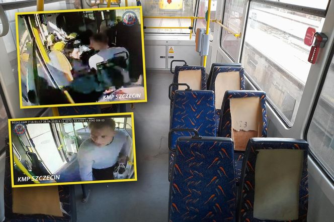 Wandalizm w tramwaju