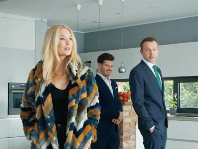 Barwy szczęścia, odcinek 3154: Justin (Jasper Sołtysiewicz), Karolina (Marta Dąbrowska), Bruno (Lesław Żurek) 