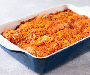 Mielone pieczone na ryżu