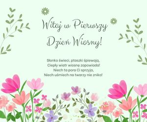 Dzień wiosny - kartki z życzeniami