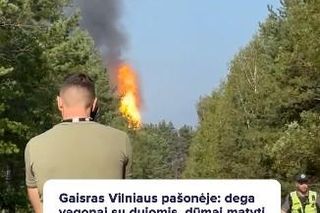 Pożar wagonów Orlenu