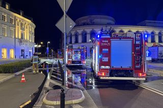 Pożar restauracji na placu Bankowym