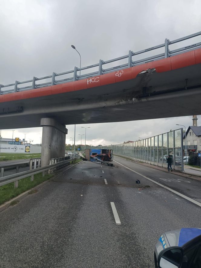 Wypadek na Grunwaldzkiej w Kielcach