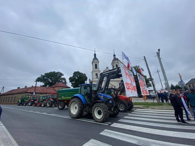 Protest rolników w Łódzkiem 24.08