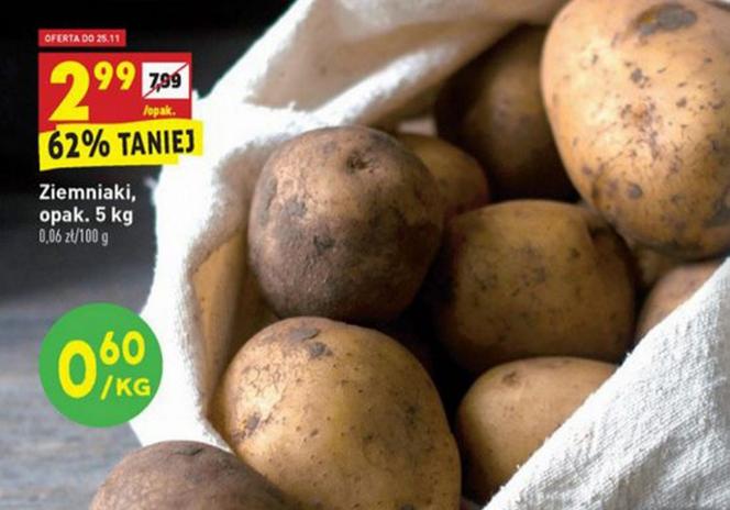 ziemniaki 60 gr/kg