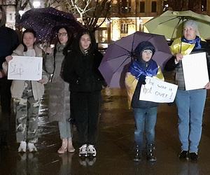 „Rosja to państwo terrorystyczne”. Manifestacja Ukraińców w Lublinie