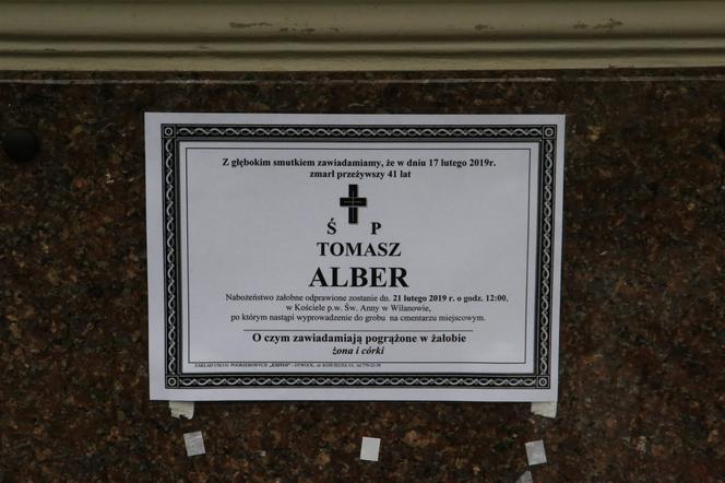 Pogrzeb Tomasz Albera