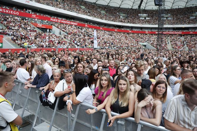 Koncert Jennifer Lopez w Warszawie (25.07.2025) - część druga. Organizatorem koncertu jest Prestige MJM