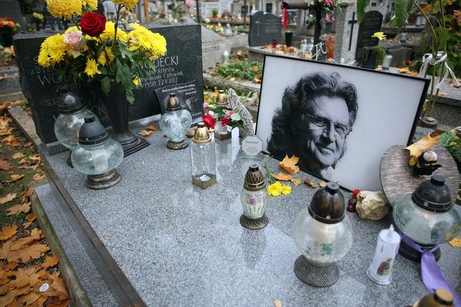 Tak wygląda grób Zbigniewa Wodeckiego