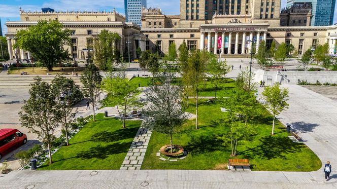 Plac Centralny Warszawa, sierpień 2025