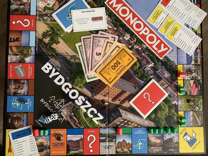 Premiera Monopoly Bydgoszcz. Na planszy jest wszystko co najlepsze w mieście. Polubicie pole Eski Bydgoszcz? 