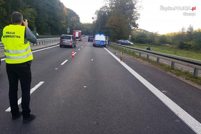 Tragiczny wypadek w Wiślicy. Nie żyje motocyklista [ZDJĘCIA]
