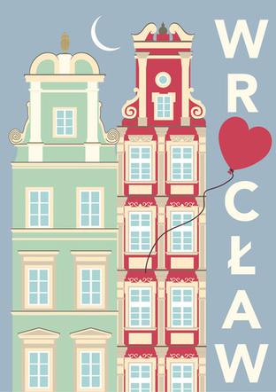 Wrocławskie kamienice - plakat A3