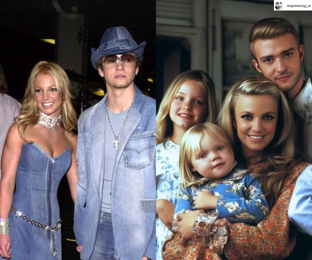 Jak wyglądałyby dzieci Britney Spears i Justina Timberlake'a? Te zdjęcia zaskoczą fanów!