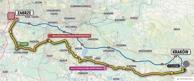 Tour de Pologne 2021: mapa wyścigu, trasa, etapy