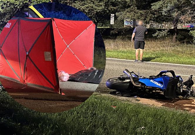 Tragedia w Wawrze. Motocyklista roztrzaskał się o dostawczaka