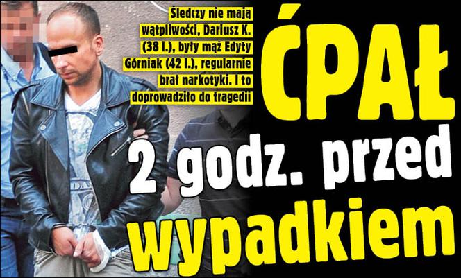 Ćpał 2 godz. przed wypadkiem