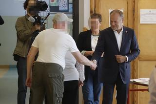 Wybory do Parlamentu Europejskiego. Premier Donald Tusk zagłosował w lokalu wyborczym w Szkole Podstawowej nr 12 przy ul. Górnośląskiej