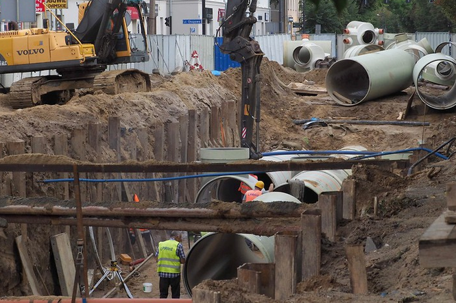 Lublin i skrzyżowanie zamknięte dla aut. Okopowa - Lipowa - Skłodowskiej 19-22.09.