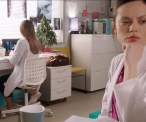 M jak miłość odc. 1853 kulisy serialu . Kasia (Paulina Lasota), Aneta (Ilona Janyst) 