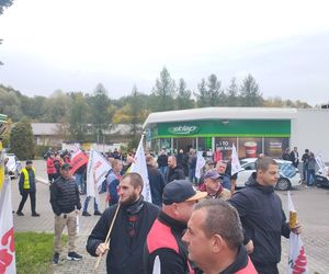 Wielka blokada Jastrzębia-Zdroju. Protest górników i hutników. Miasto stoi