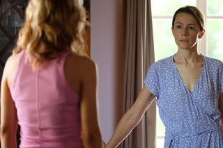 M jak miłość odc. 1829. Kama (Michalina Sosna), Martyna (Magdalena Turczeniewicz)