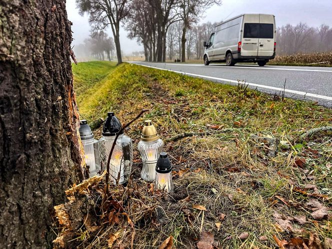 Ostatnia randka Huberta i Mileny. Roztrzaskali się o drzewo. 300 metrów od domu.