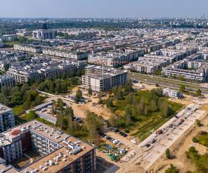 Miasteczko Wilanów w Warszawie. 