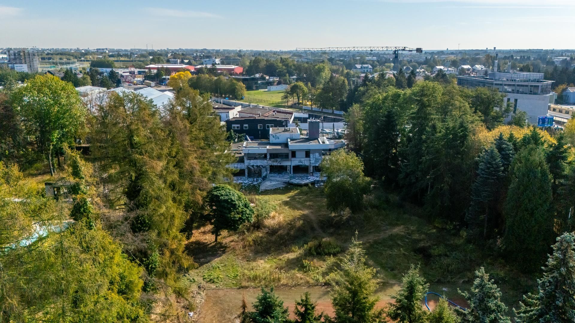 Opuszczona willa przy Ryżowej 72 w Warszawie