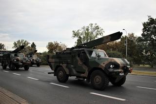 Wyrzutnie Gladius - próba defilady 2024