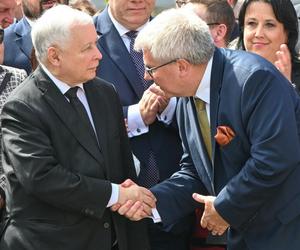 Ryszard Czarnecki i Jarosław Kaczyński 