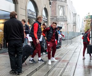 Piłkarze wyjechali na mecz Polska - Litwa