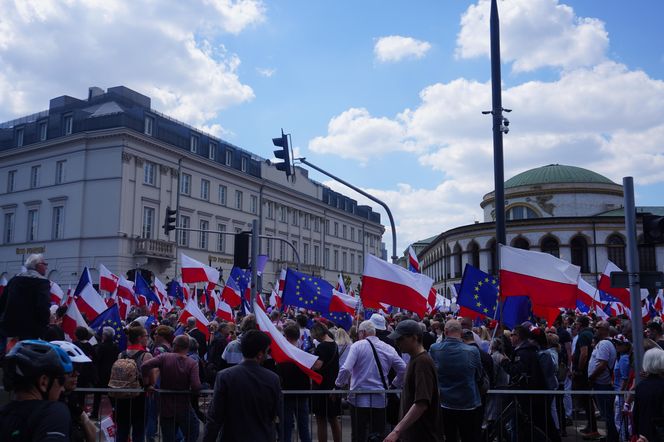 "Wielki Marsz Patriotów" Rafała Trzaskowskiego w Warszawie 25.05.2025
