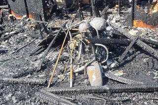 Pożar domu w Suchej pod Tucholą. Z budynku nic nie zostało [ZDJĘCIA]