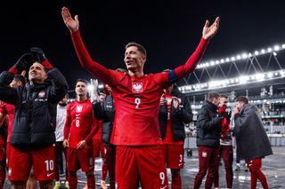 Polska - Litwa: Świętowanie wygranej