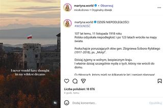 Patriotyczne wpisy gwiazd! Tak 11 listopada uczcili polską wolność