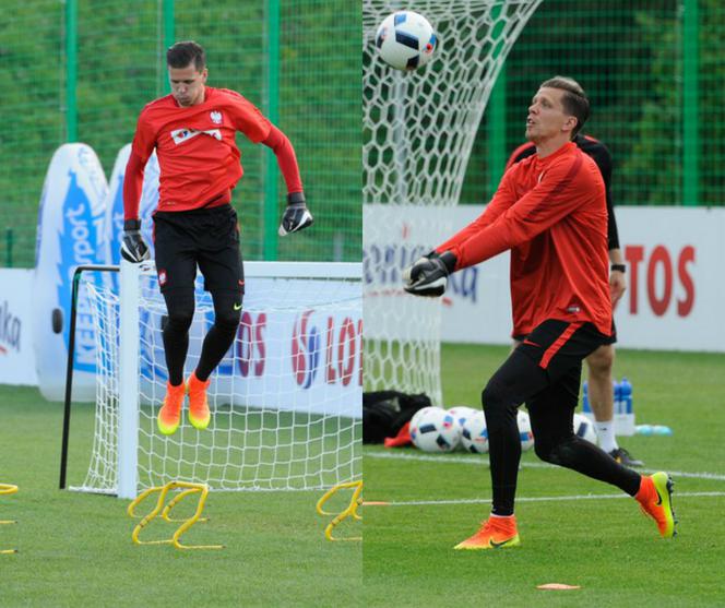Przed Euro 2016: Wojciech Szczęsny na treningu w Arłamowie
