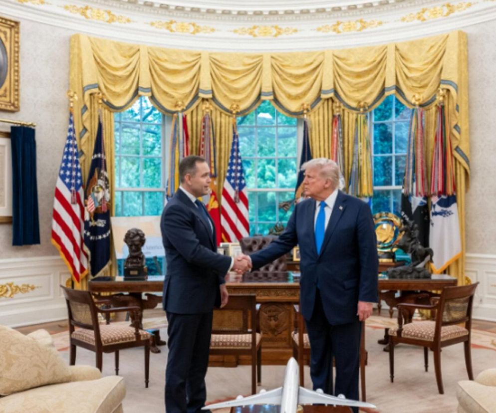 Karol Nawrocki i Donald Trump