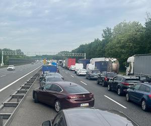 Wypadek na autostradzie A4