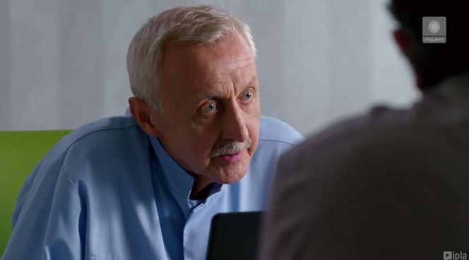 Przyjaciółki 12 sezon odc. 146. Lekarz Zuzy (Robert Mazurkiewicz) - dziadek z reklamy Allegro