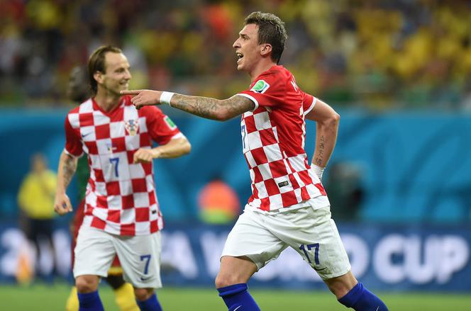 Chorwacja - Kamerun, Ivan Rakitic i Mario Mandzukic