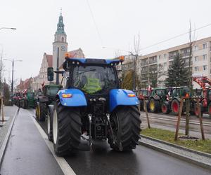 Protest rolników w Olsztynie 21 lutego. Co dzieje się w centrum?