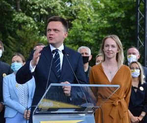 Urszula Brzezińska-Hołownia i Szymon Hołownia