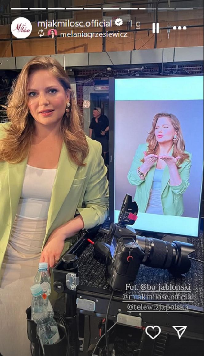 M jak miłość sesja. Melania Grzesiewicz (Anita)